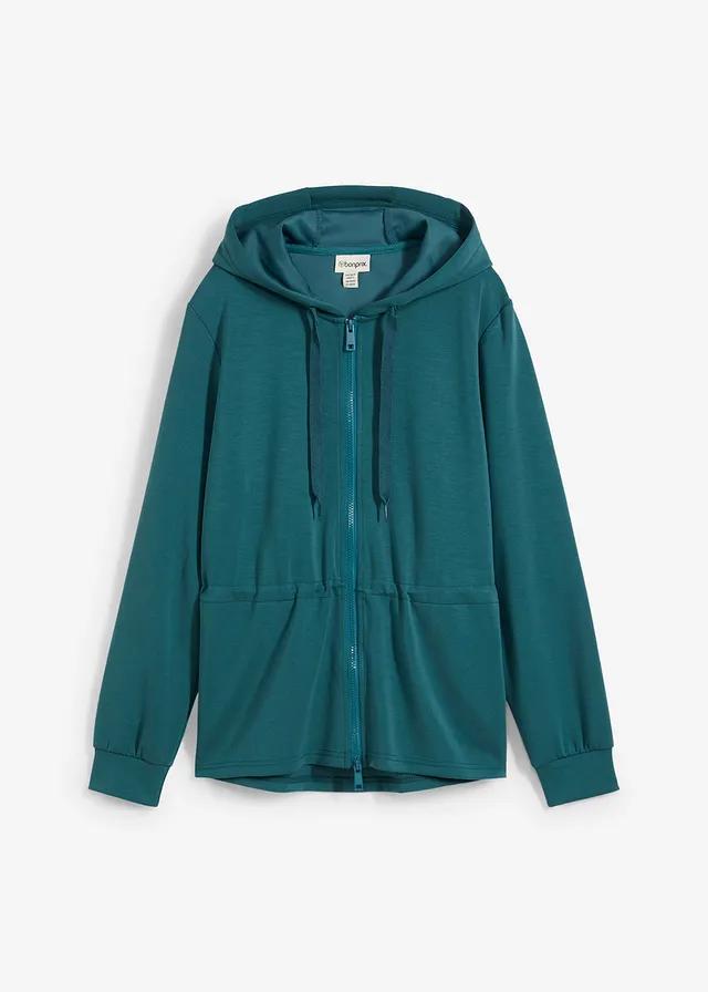 BLUZA DAMSKA ROZPINANA Z KAPTUREM 