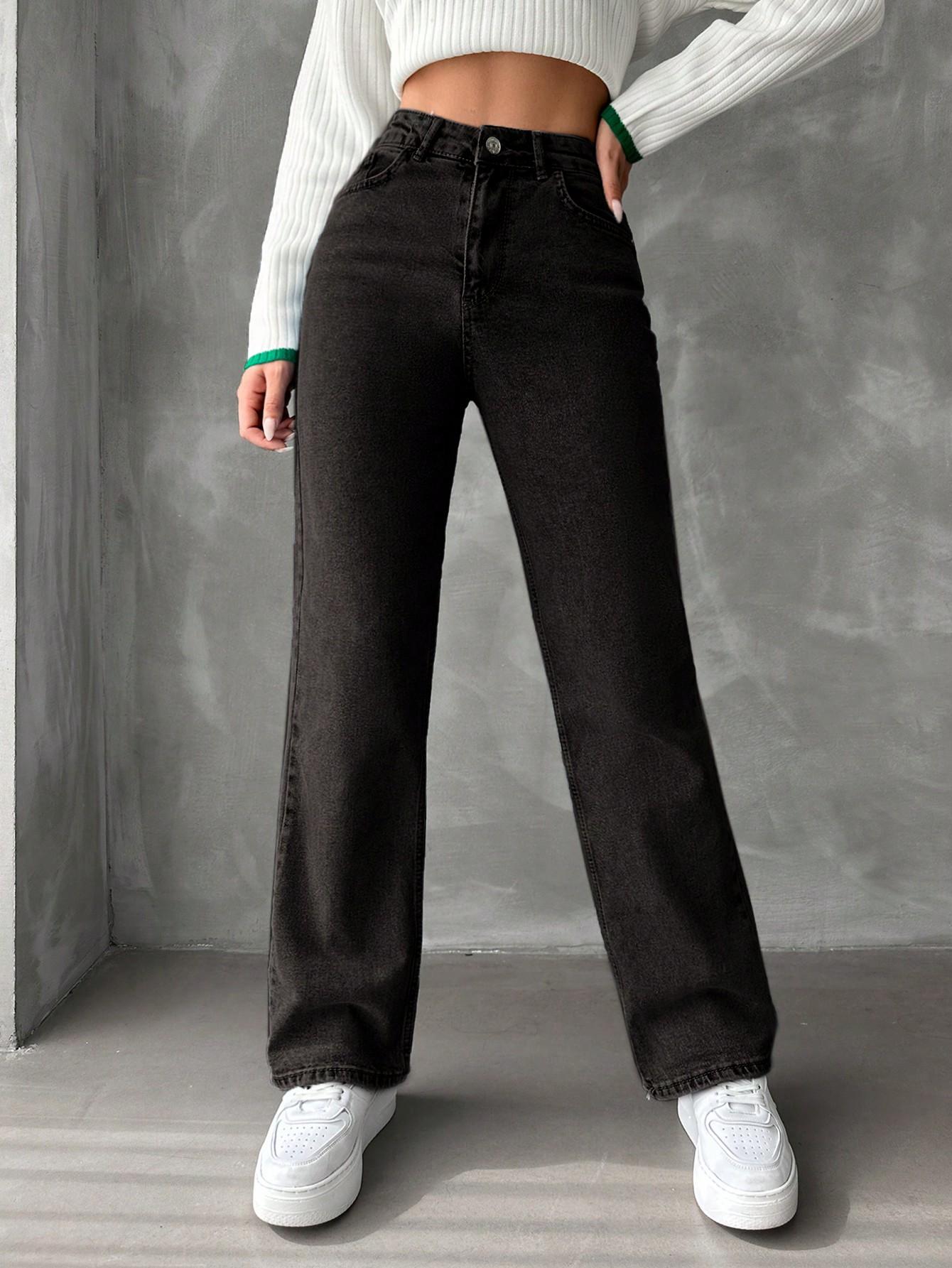 BAWEŁNIANE SPODNIE JEANS 