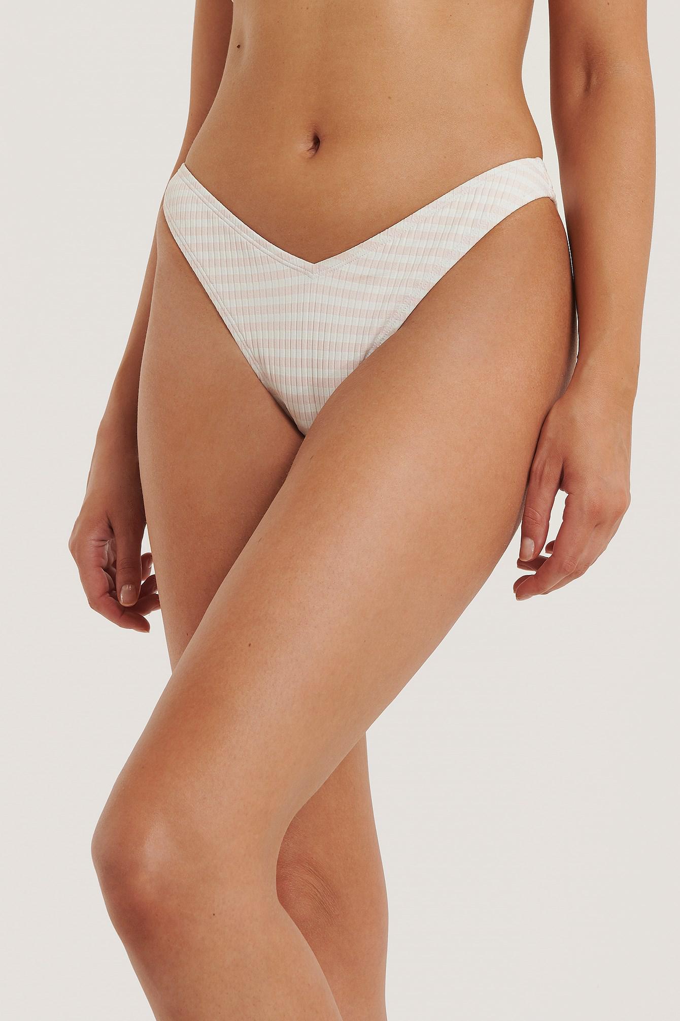 DÓŁ OD BIKINI WZÓR PASKI 
