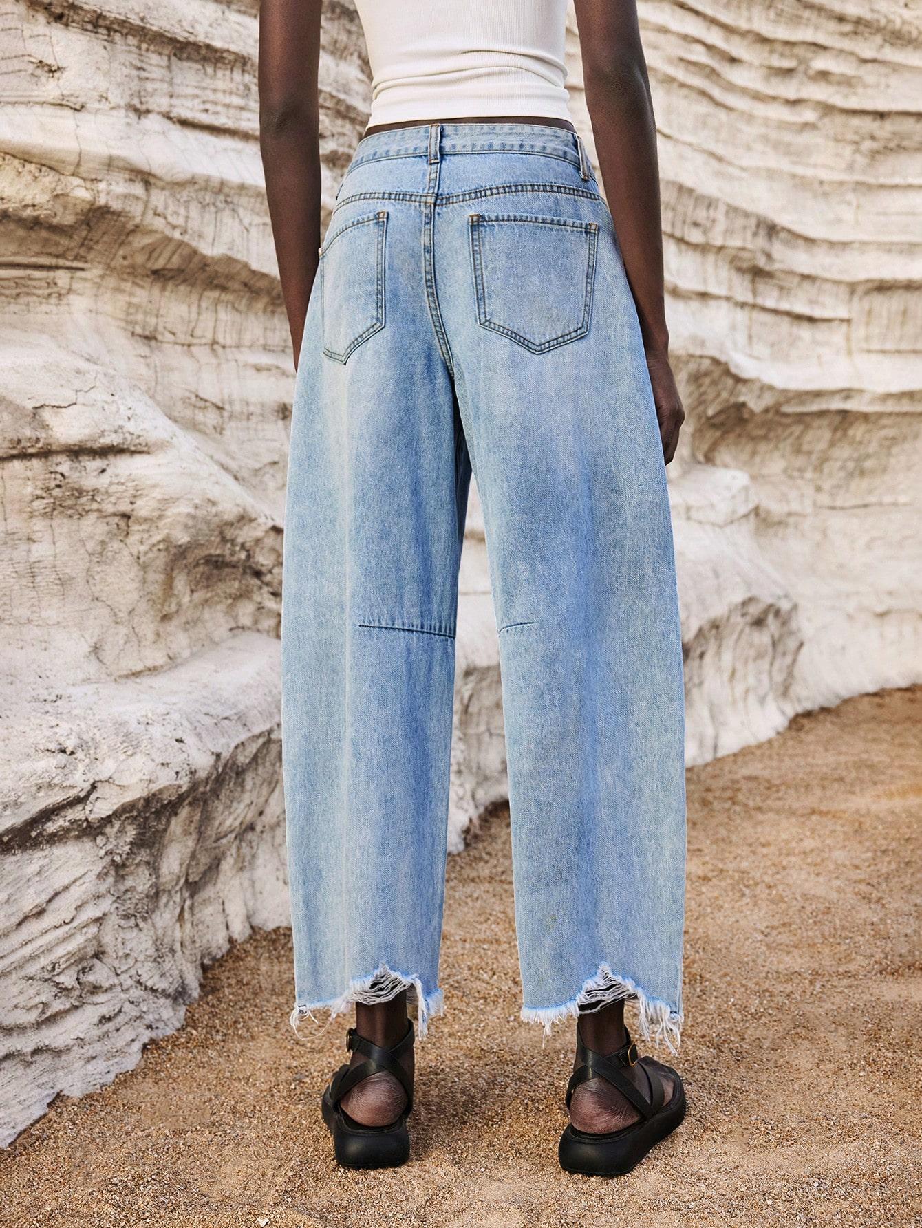 NIEBIESKIE SPODNIE JEANS 