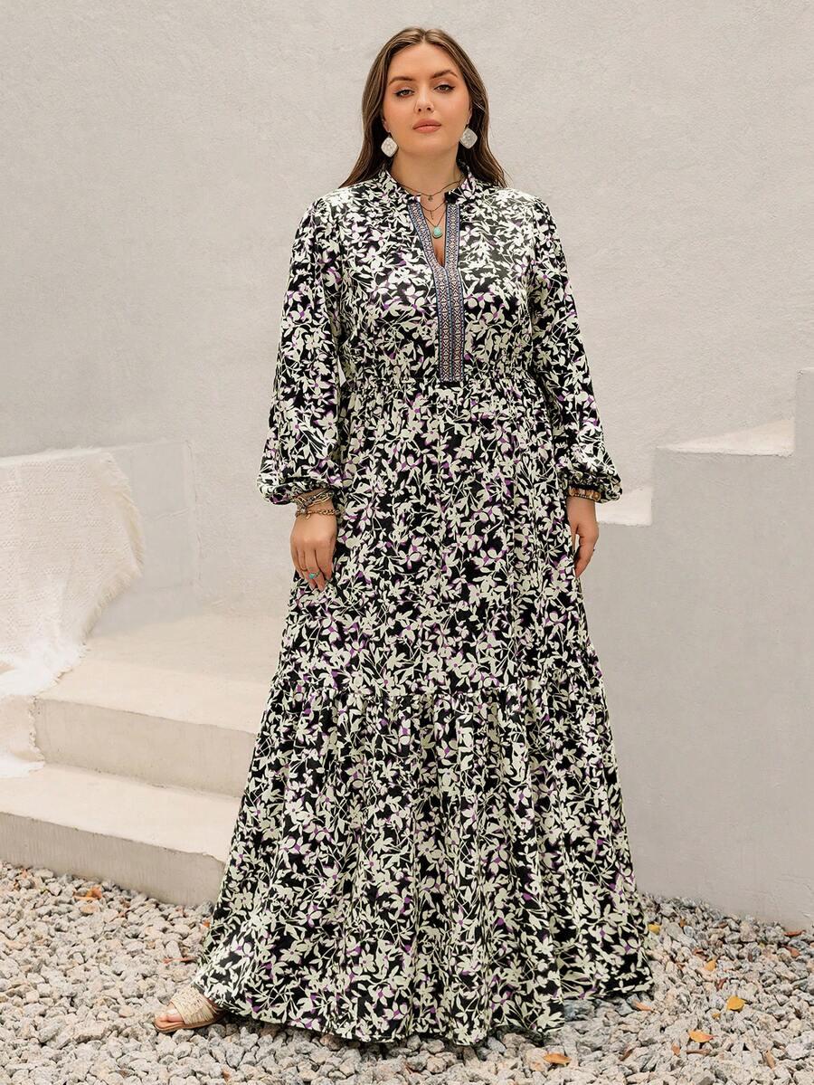 maxi sukienka print