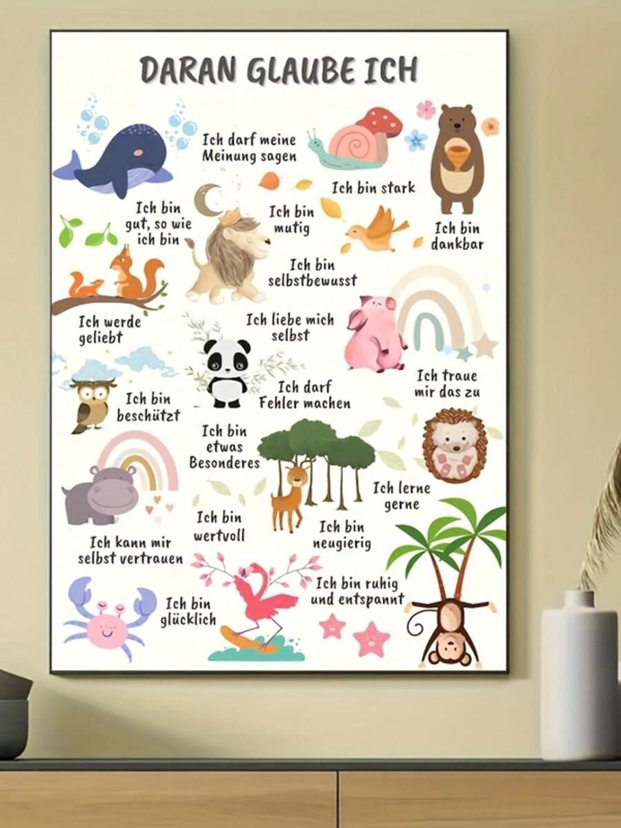 plakat ze zwierzętami 