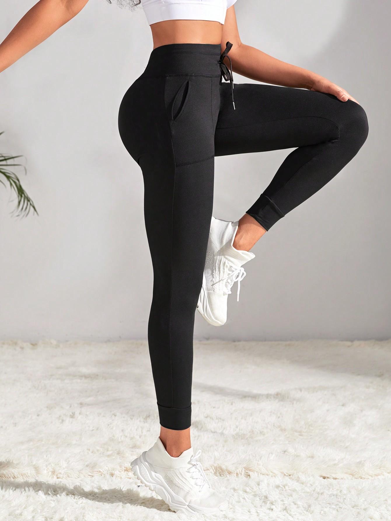CZARNE LEGGINSY Z KIESZENIAMI