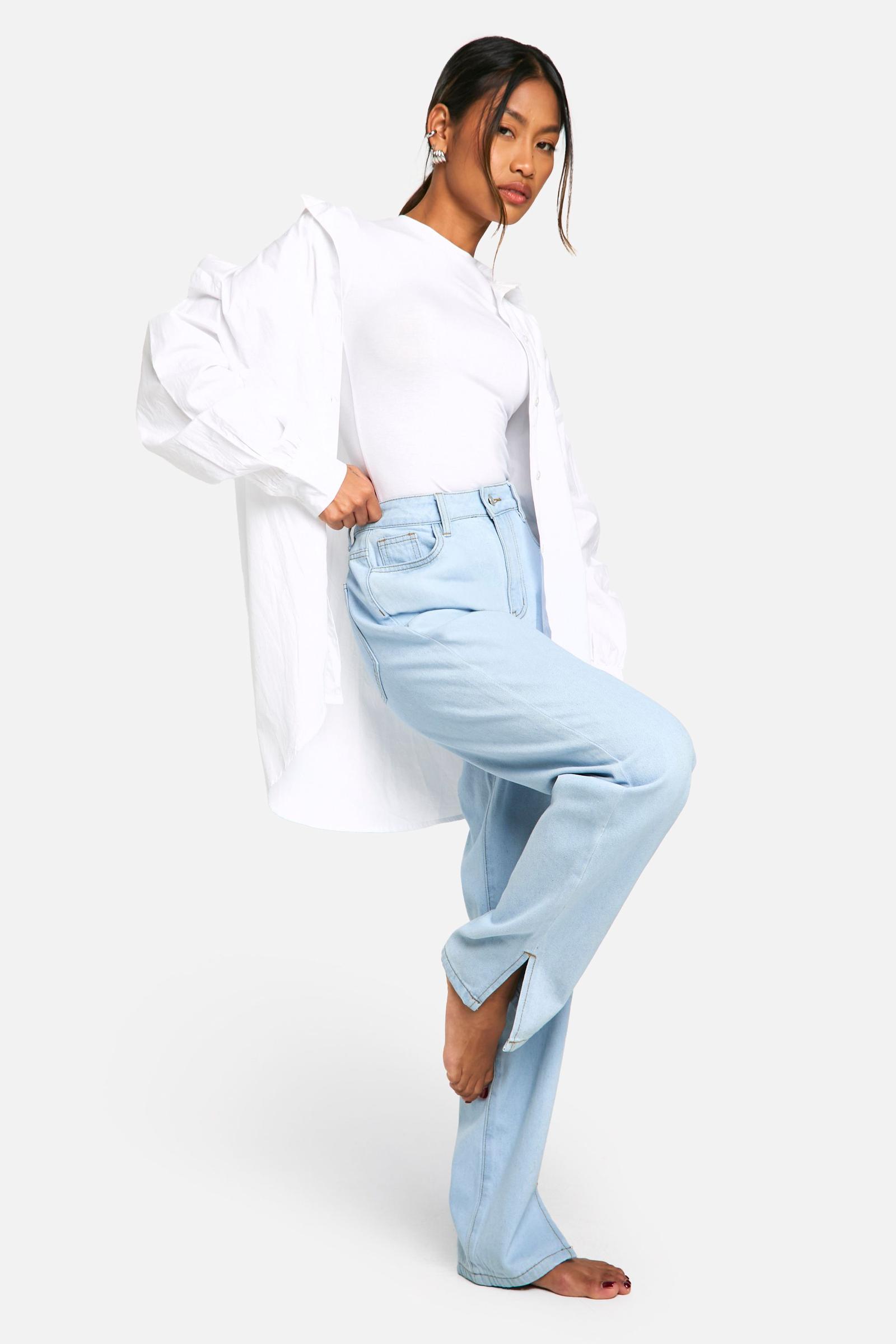 proste spodnie jeans