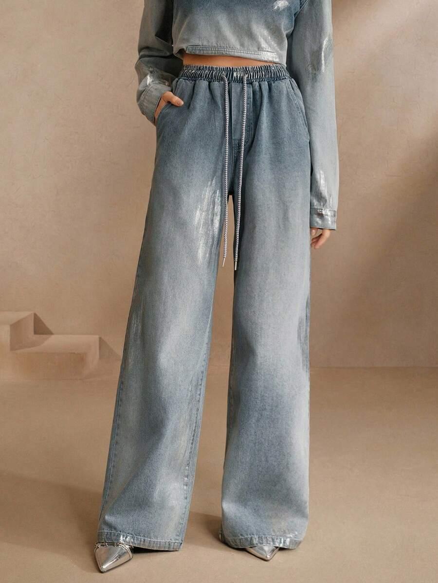 proste spodnie jeans