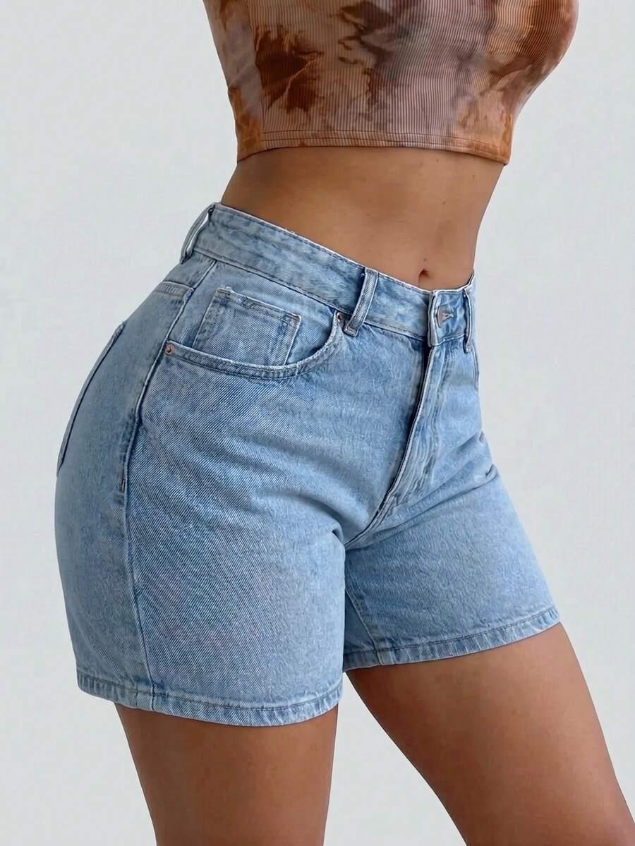 NIEBIESKIE SPODENKI JEANS