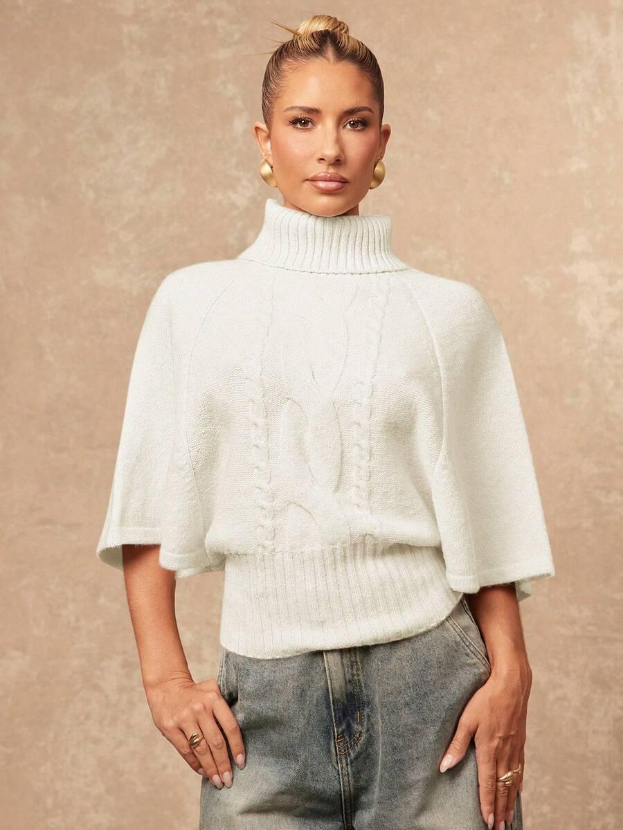 BIAŁY SWETER GOLF