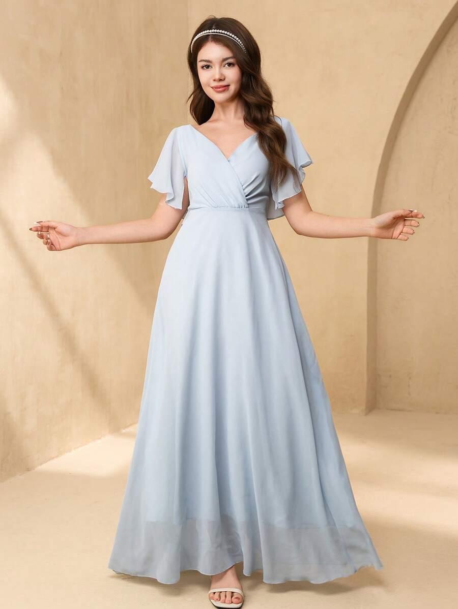 NIEBIESKA MAXI SUKIENKA