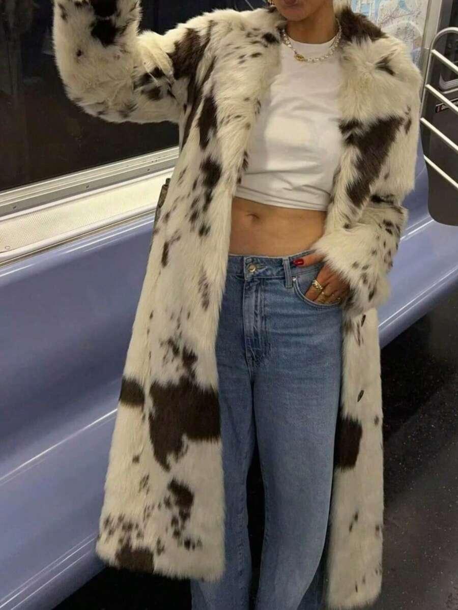 SZTUCZNE FUTRO ANIMAL PRINT