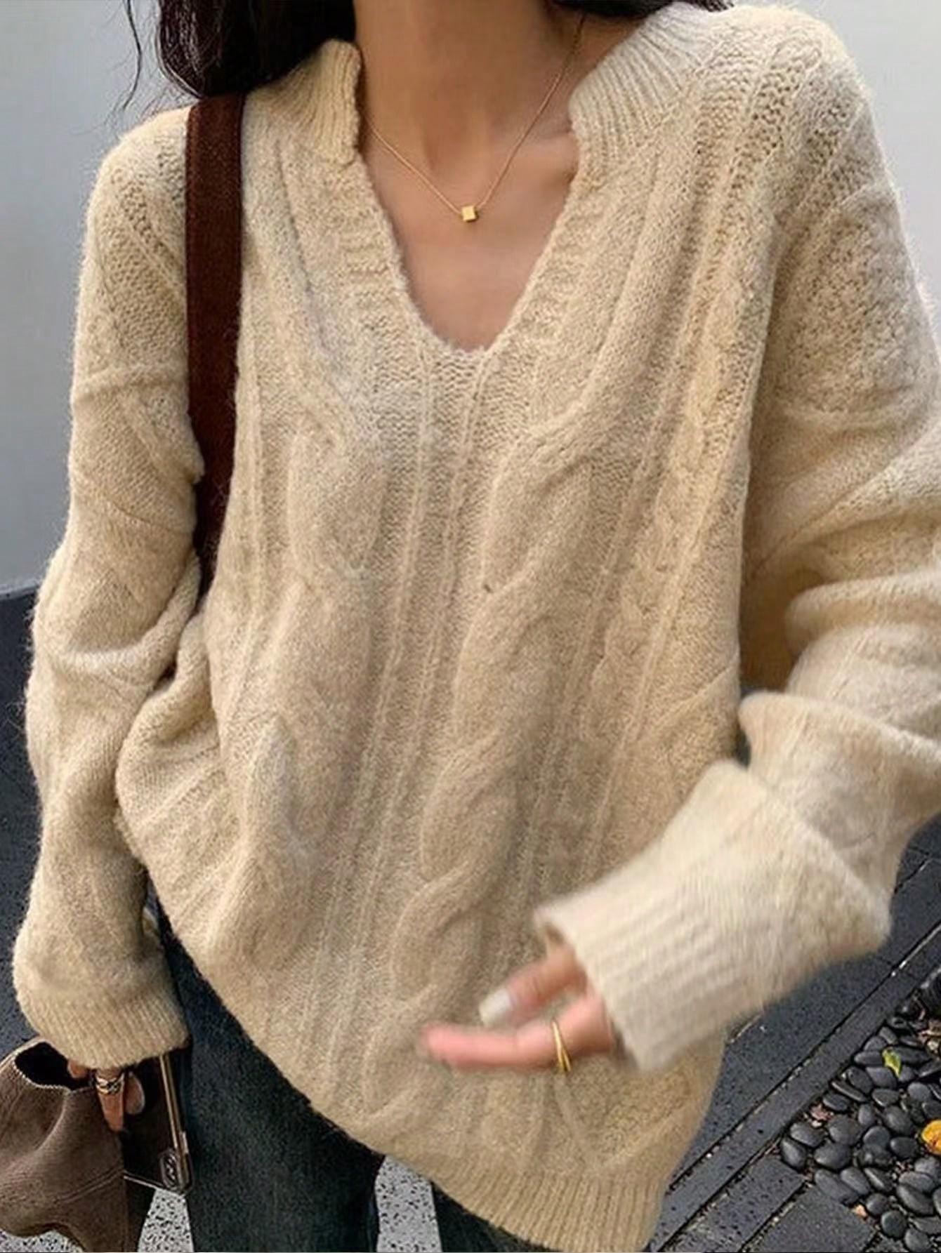 SWETER DEKOLD SEREK