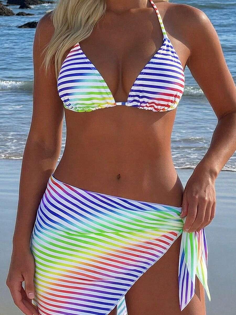 trzyczęściowy komplet bikini