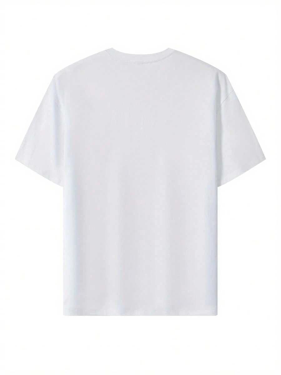 biały t-shirt basic
