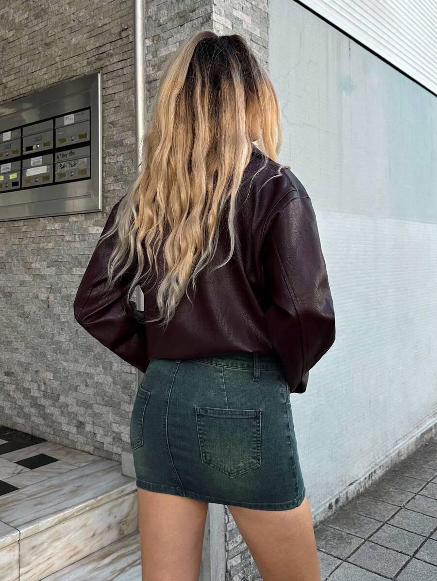 MINI SPÓDNICA JEANS