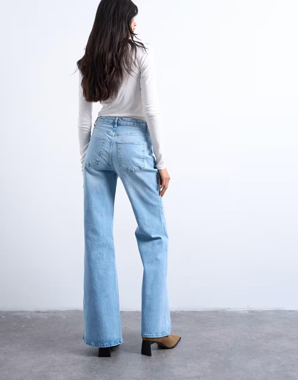 NIEBIESKIE SPODNIE JEANS