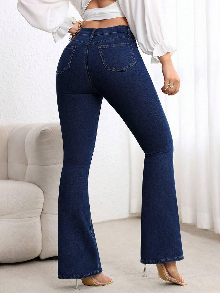 SPODNIE JEANS DZWONY