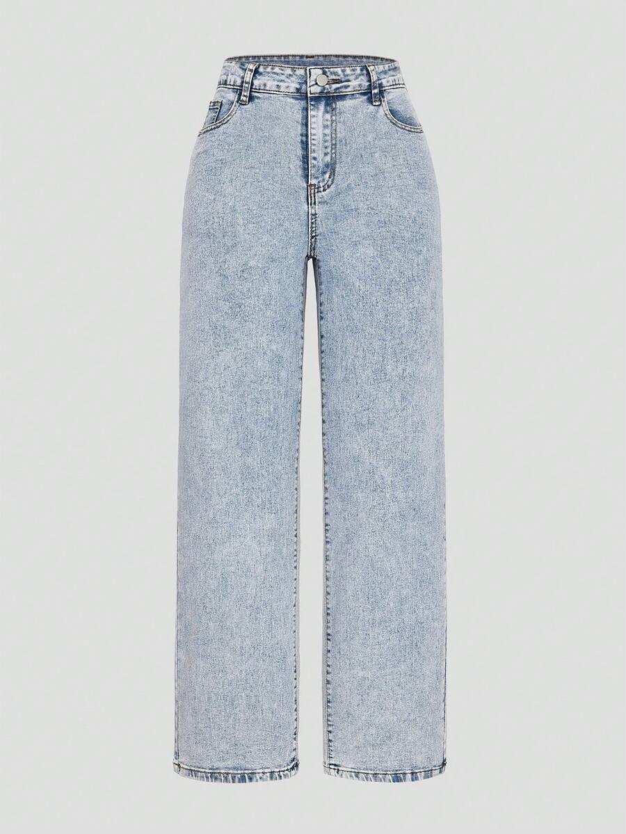 NIEBIESKIE SPODNIE JEANS