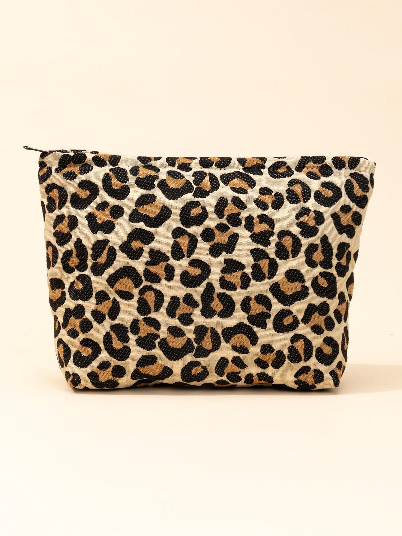 kosmetyczka zamek animal print