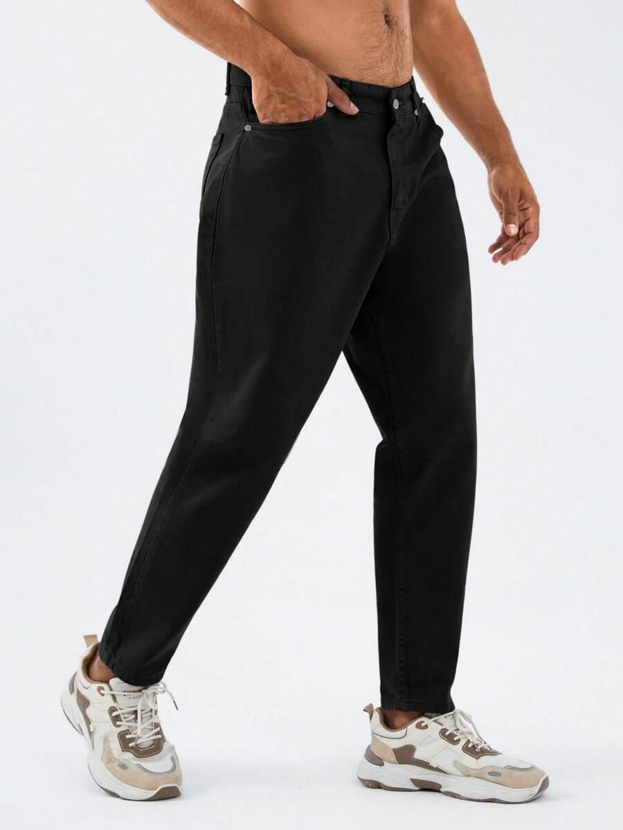 czarne spodnie jeans