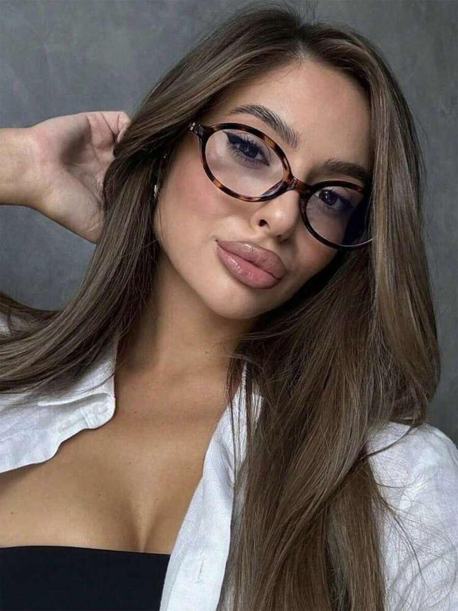 okulary zerówki animal print
