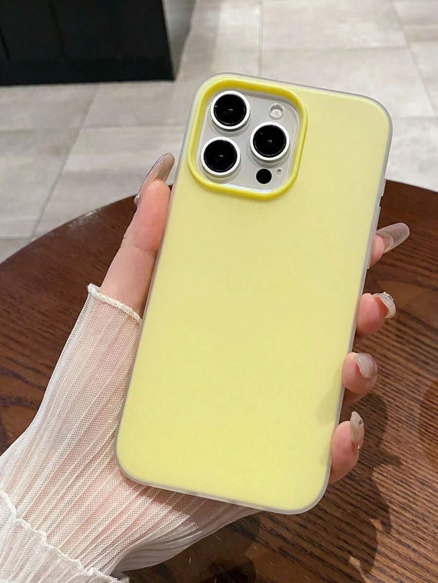żółte etui na telefon 