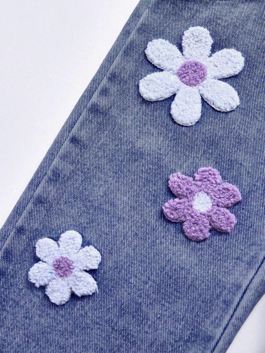 spodnie jeans zdobienie