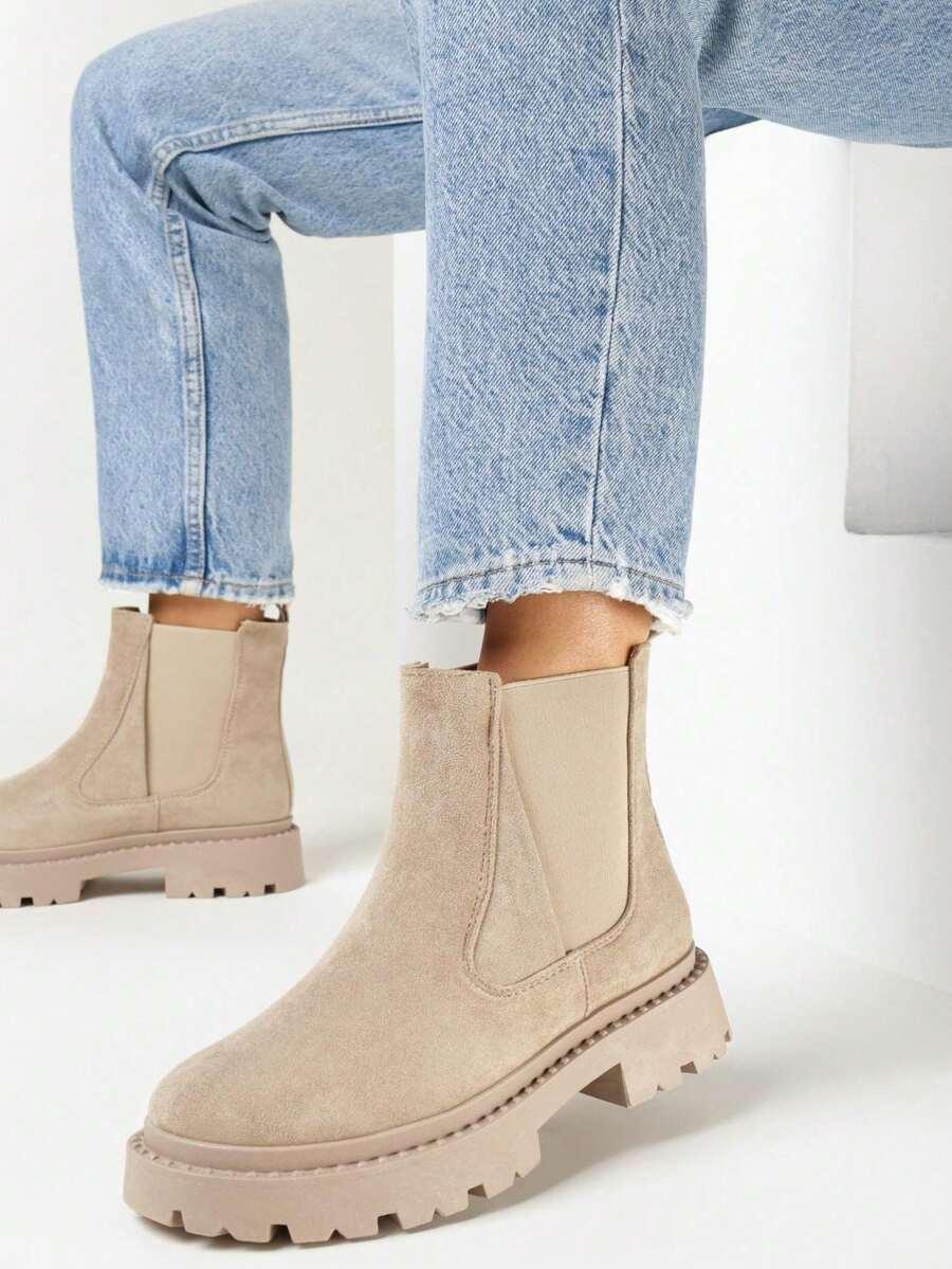 BEŻOWE BOTKI CASUAL