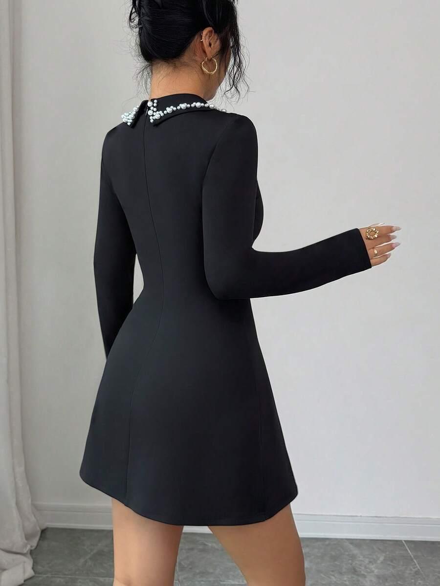 CZARNA MINI SUKIENKA
