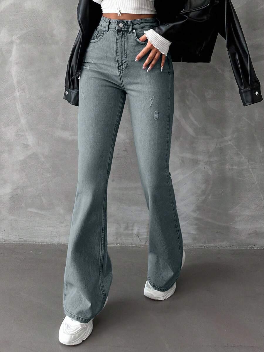 NIEBIESKIE SPODNIE JEANS