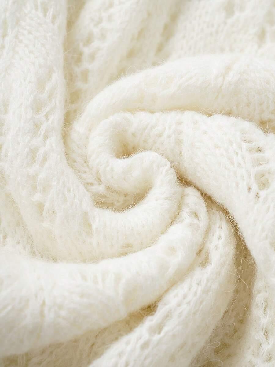 BEŻOWY SWETER KARDIGAN