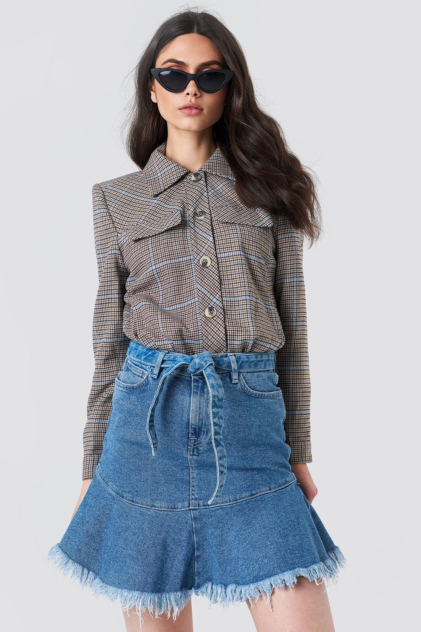 MINI SPÓDNICA JEANS