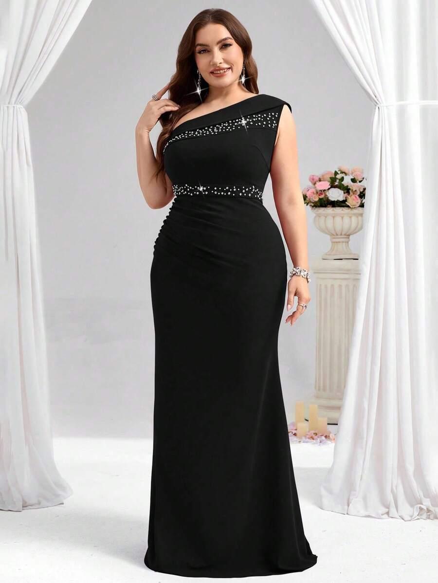 czarna sukienka maxi