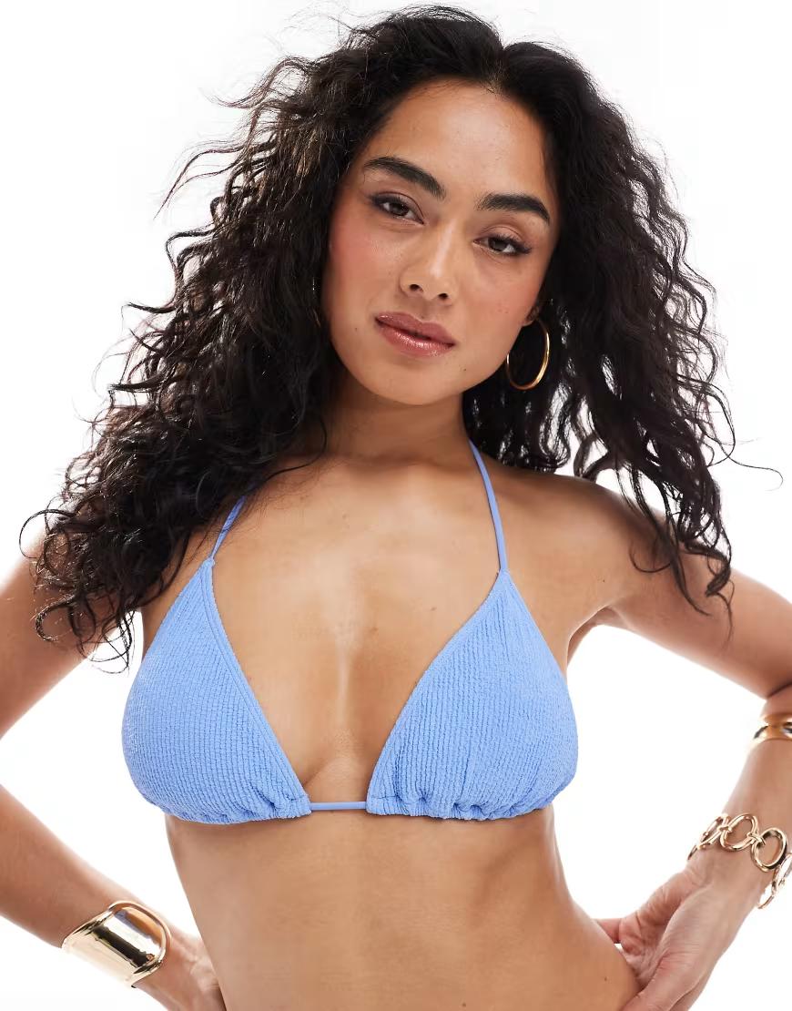 NIEBIESKA GÓRA OD BIKINI TEKSTURA