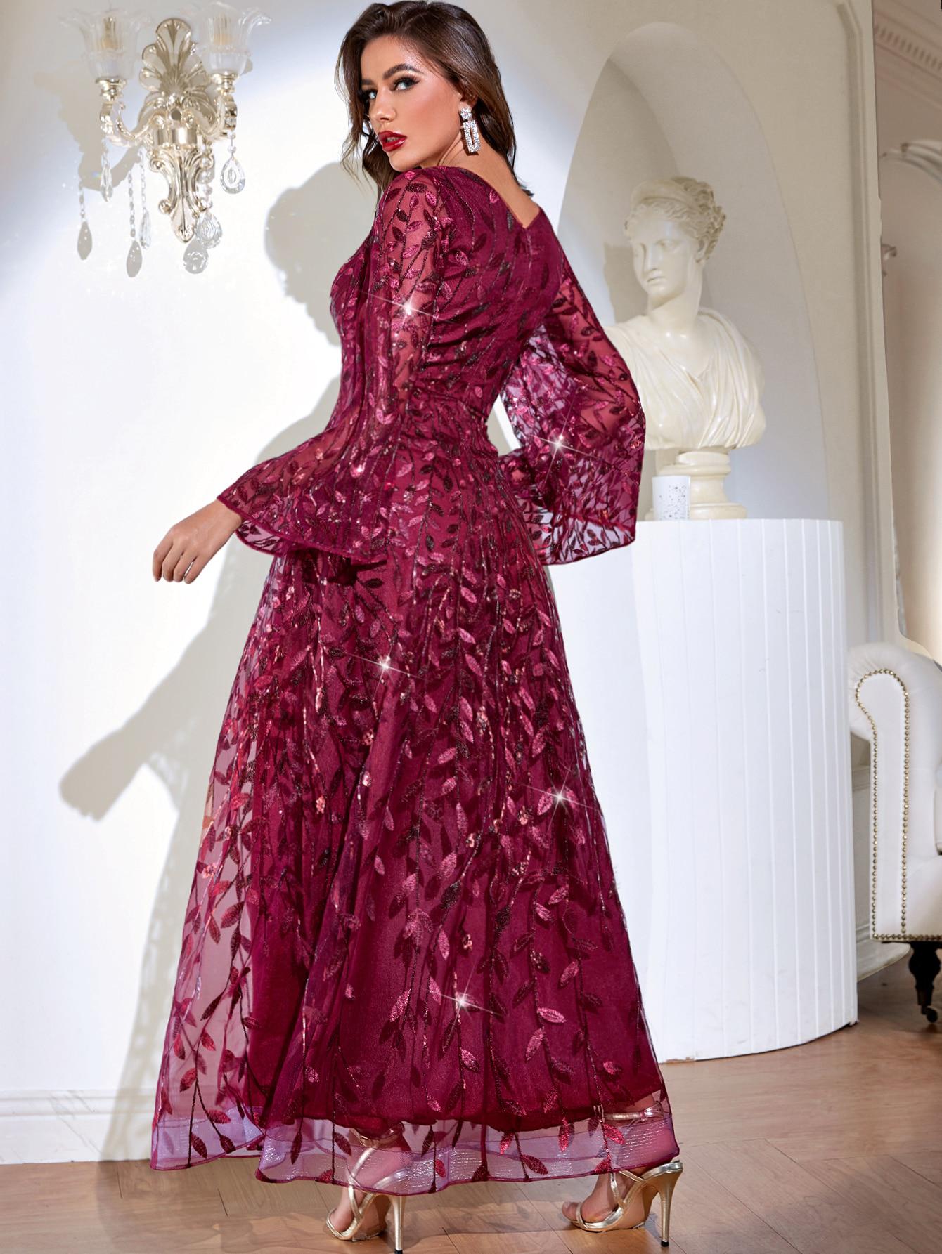CZERWONA SUKIENKA MAXI