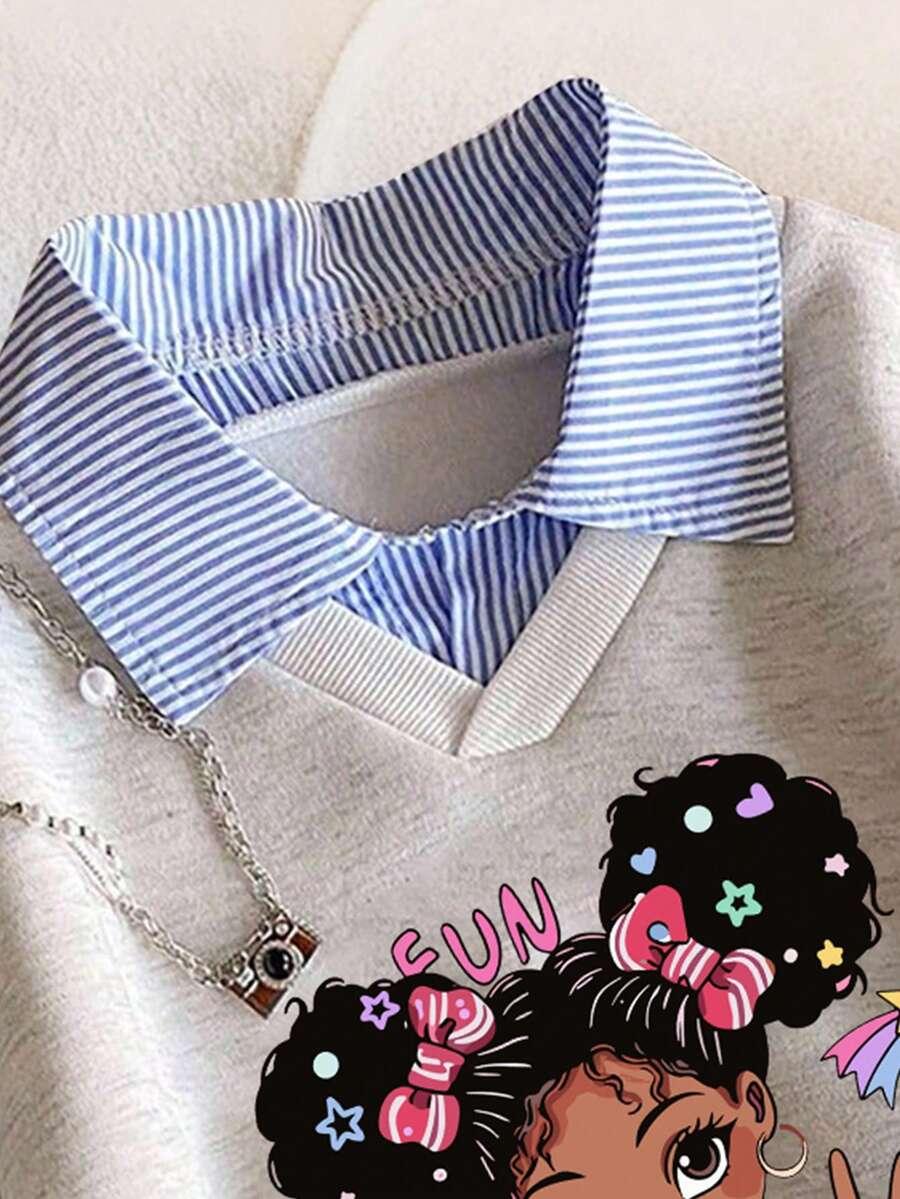 bluza z długim rękawem nadruk