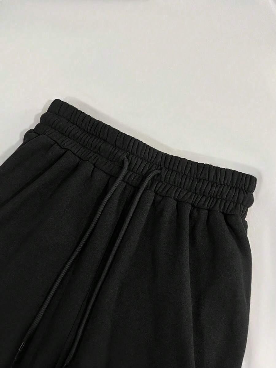 czarny crop top