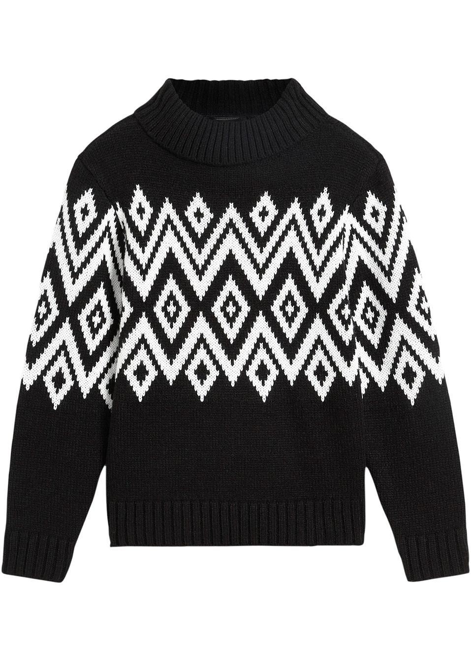 DZIEWCZĘCY SWETER W NORWESKI WZÓR