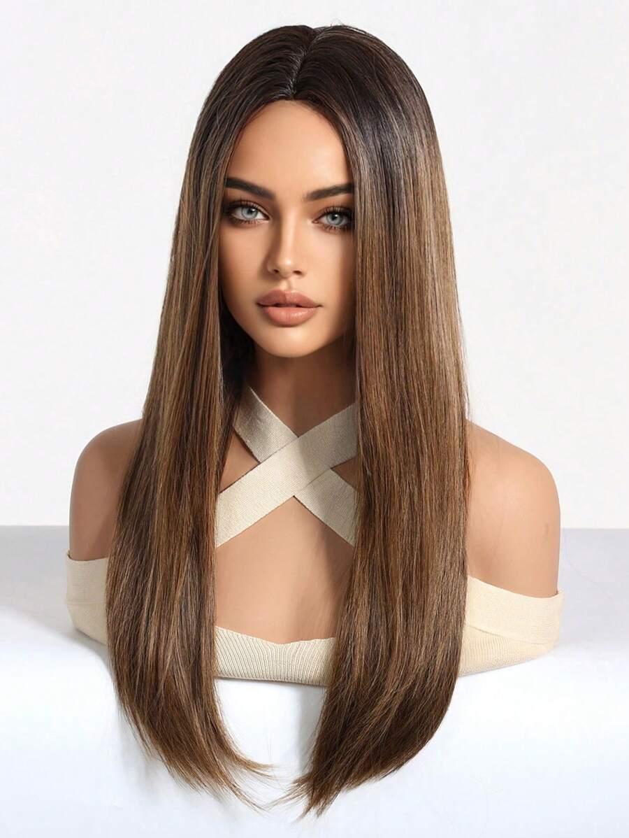 peruka włosy syntetyczne ciemny blond