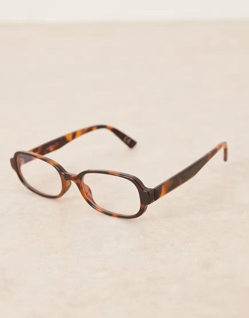 okulary zerówki animal print 