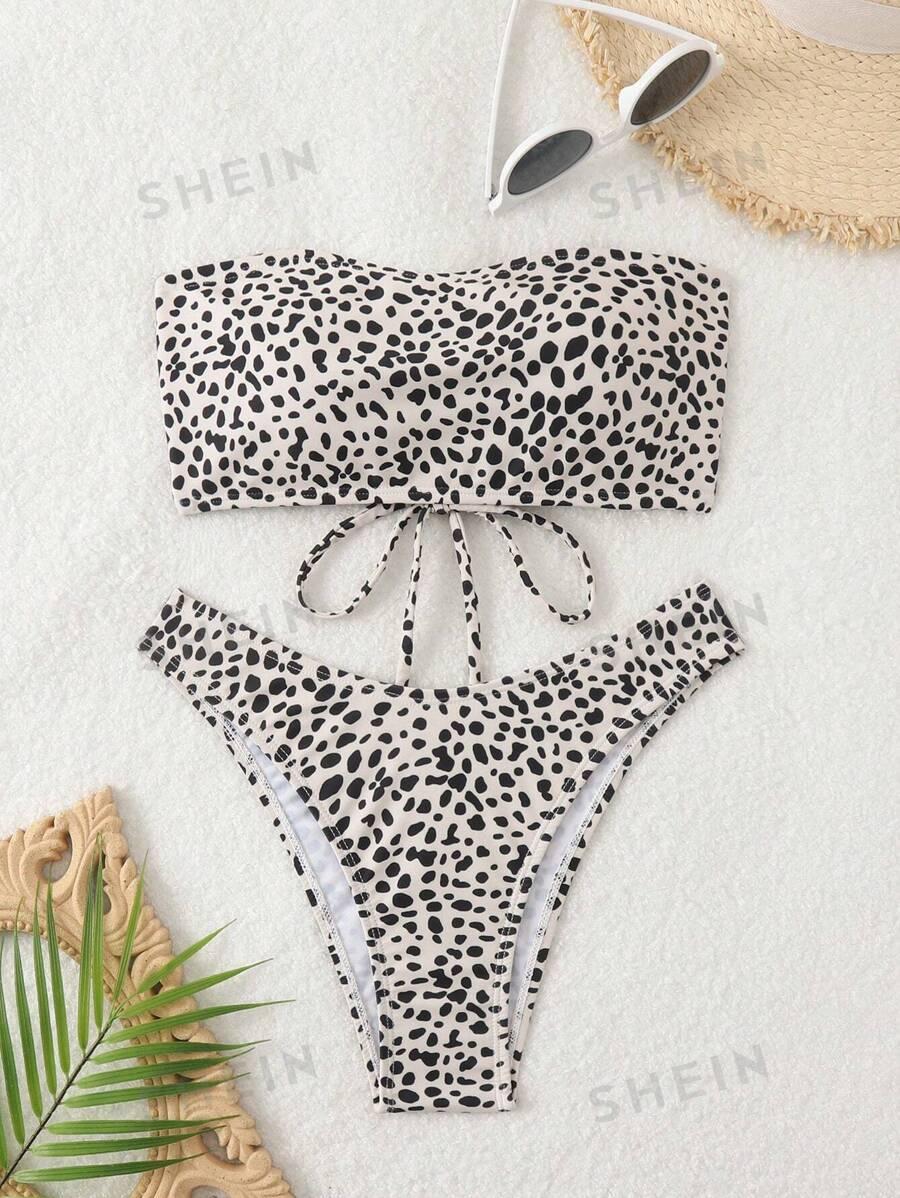 DÓŁ OD STROJU KĄPIELOWEGO ANIMAL PRINT