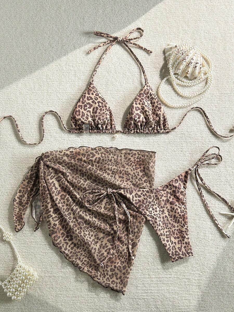 chusta siateczka sarong pareo animal print