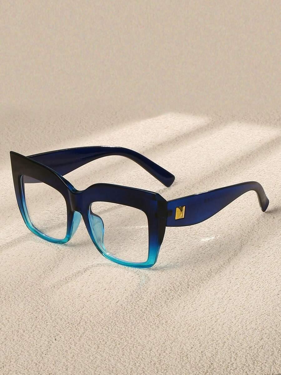 niebieskie okulary zerówki 