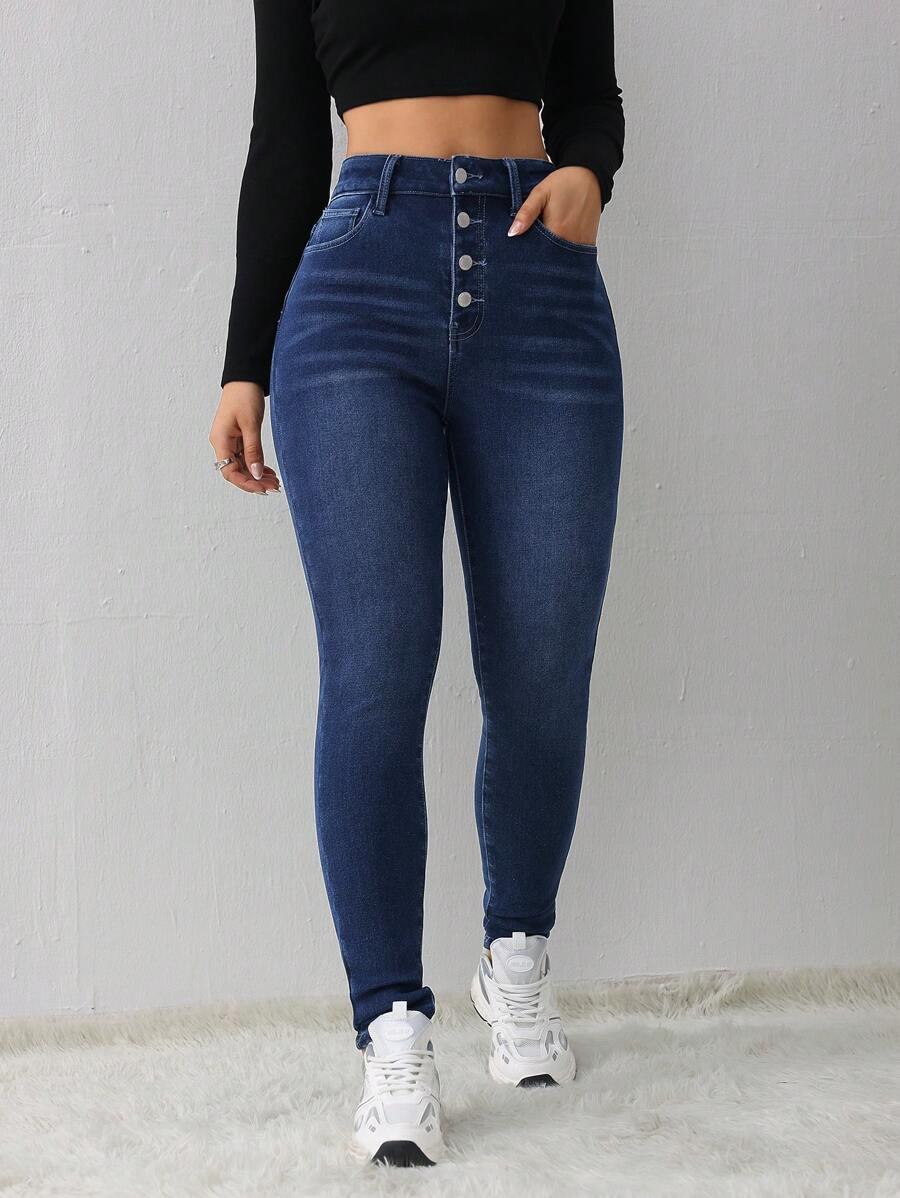 NIEBIESKIE SPODNIE JEANS