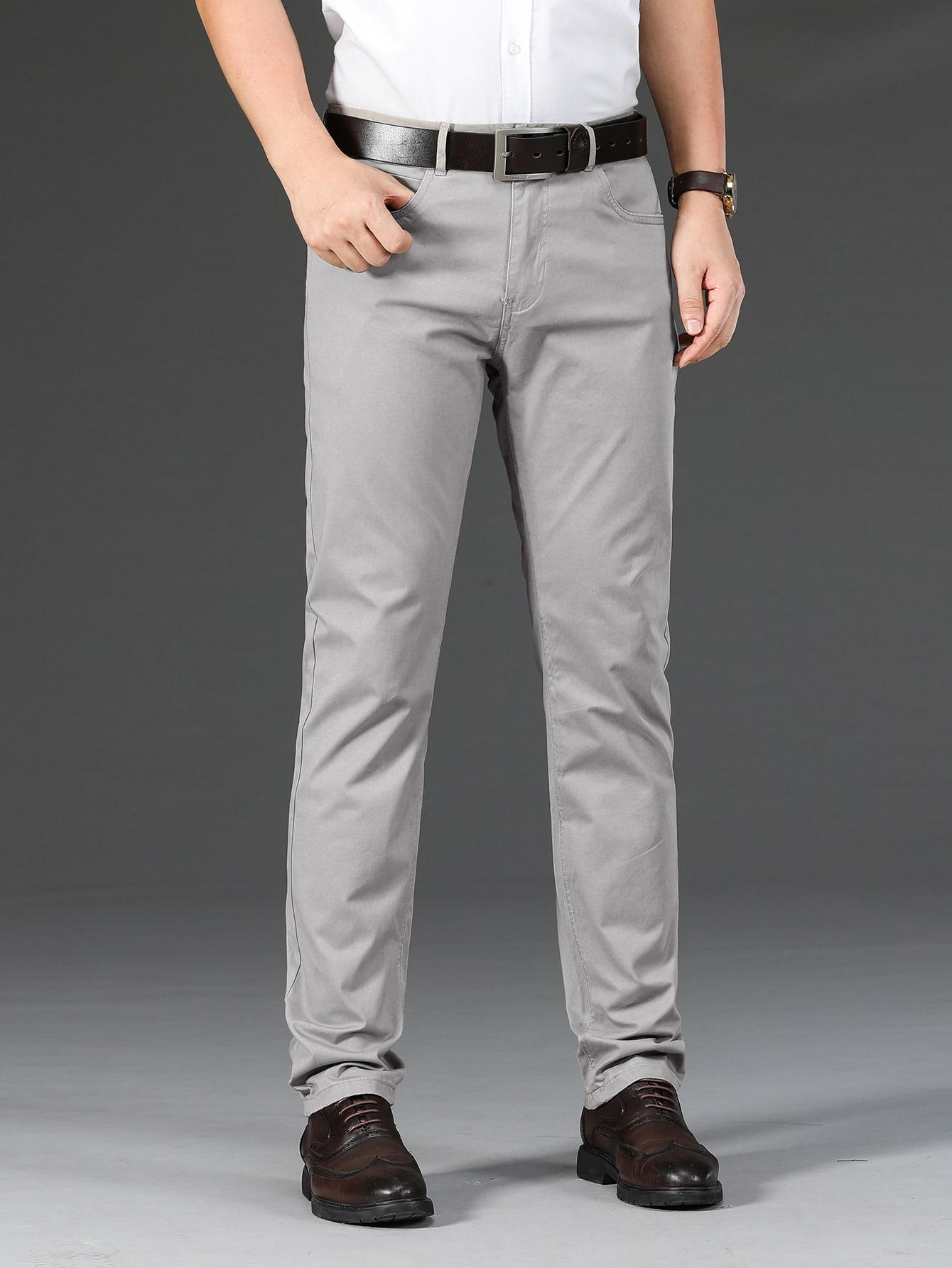 szare spodnie jeans 