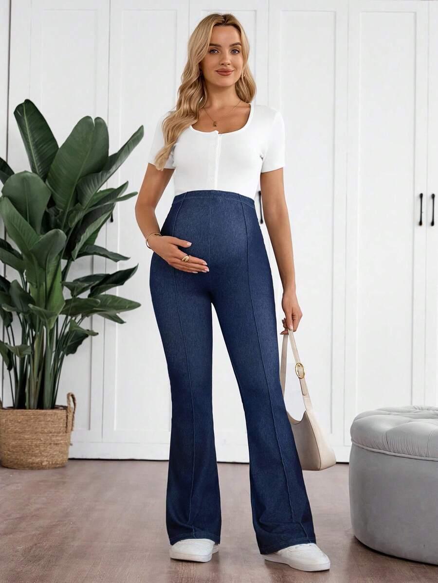 rozszerzane spodnie jeans