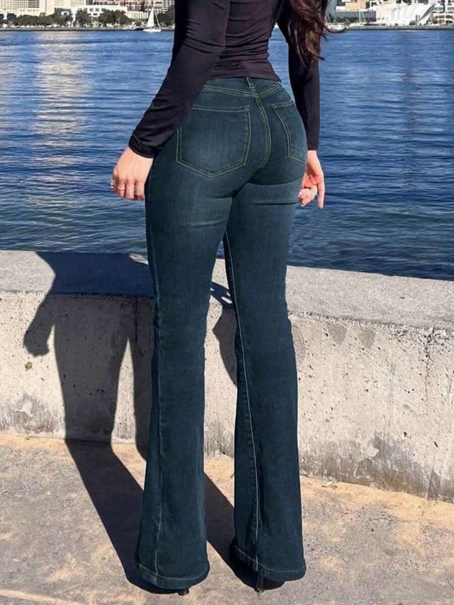 NIEBIESKIE SPODNIE JEANS