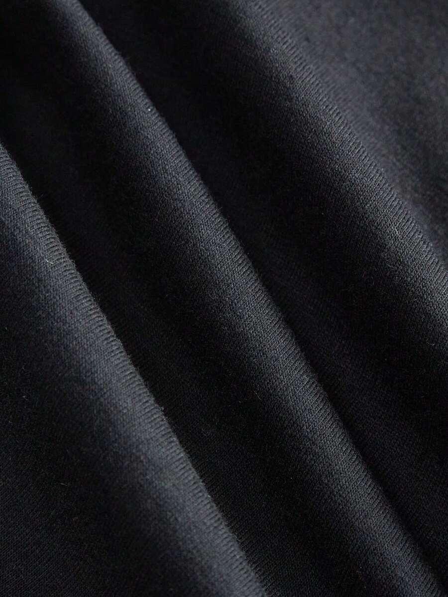 czarny t-shirt print