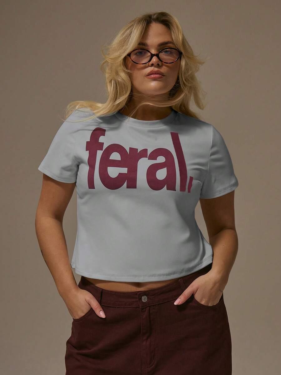 T-SHIRT DAMSKI OKRĄGŁY DEKOLT