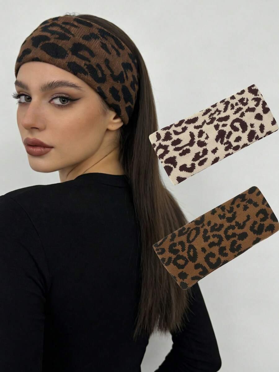 opaska na głowę animal print