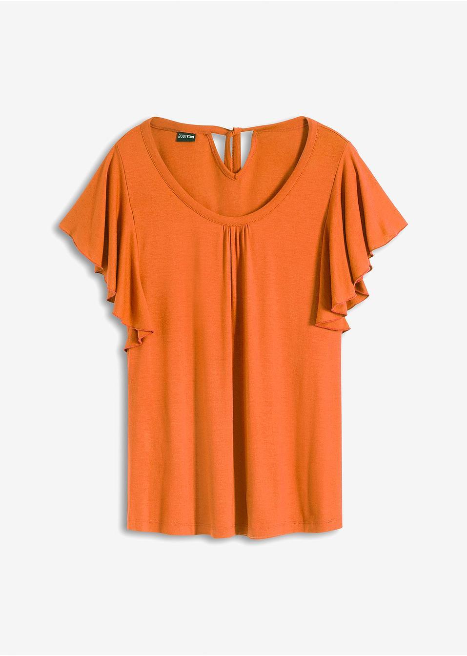 BLUZKA DAMSKA PLUS SIZE OKRĄGŁY DEKOLT 