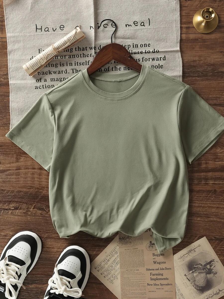 ZIELONY T-SHIRT BASIC